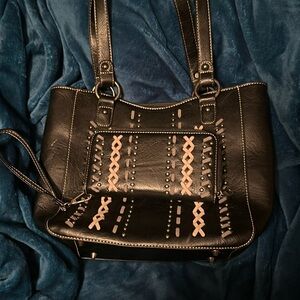 American Bling purse and wallet set